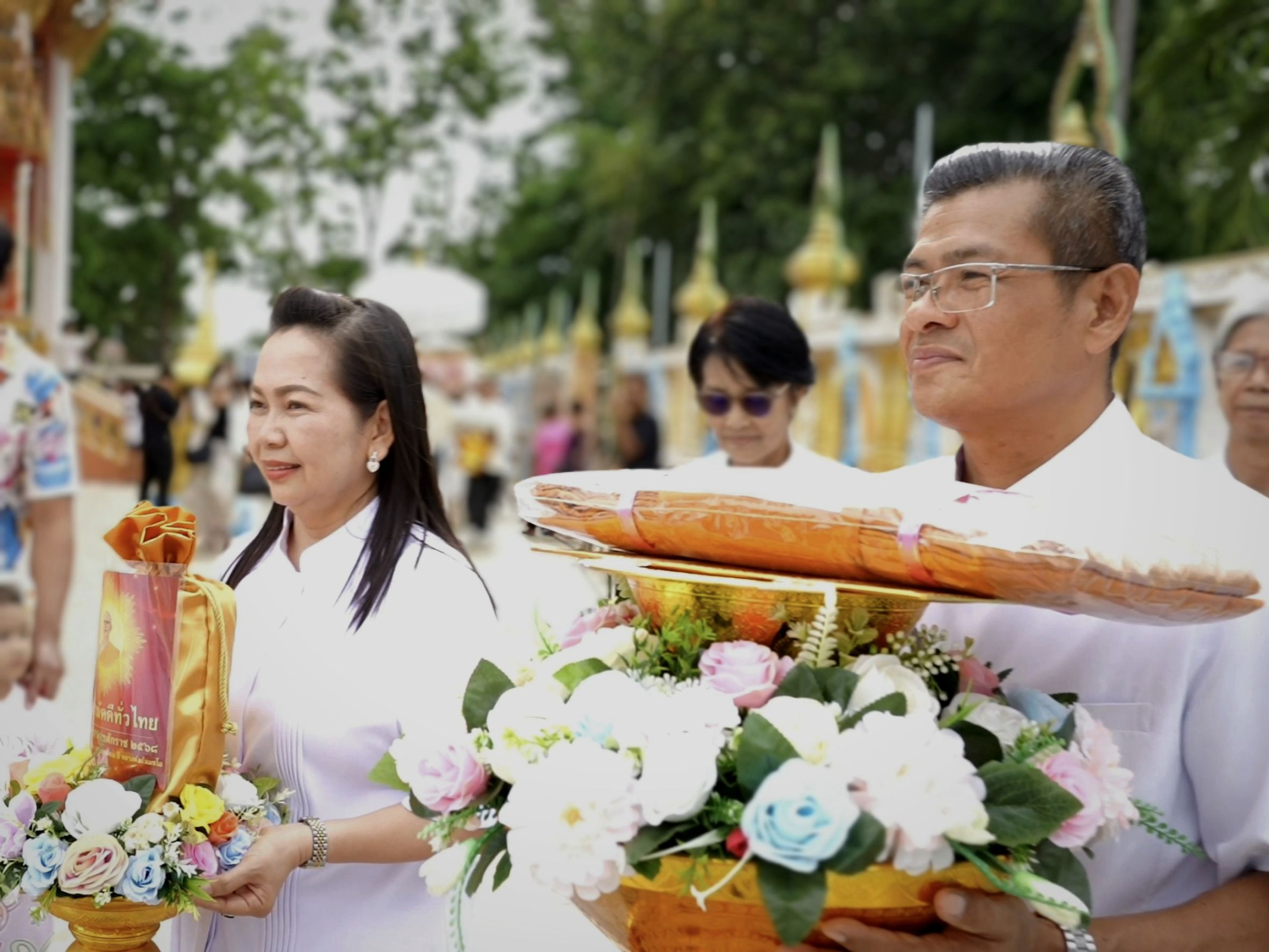 ภาพร่วมพิธีกรรมวัดเจริญศรีราษฎร์