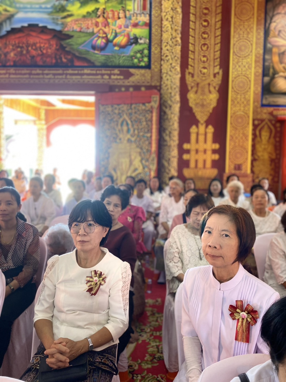 ภาพร่วมพิธีกรรมวัดพระธาตุเวียงฮ่อ
