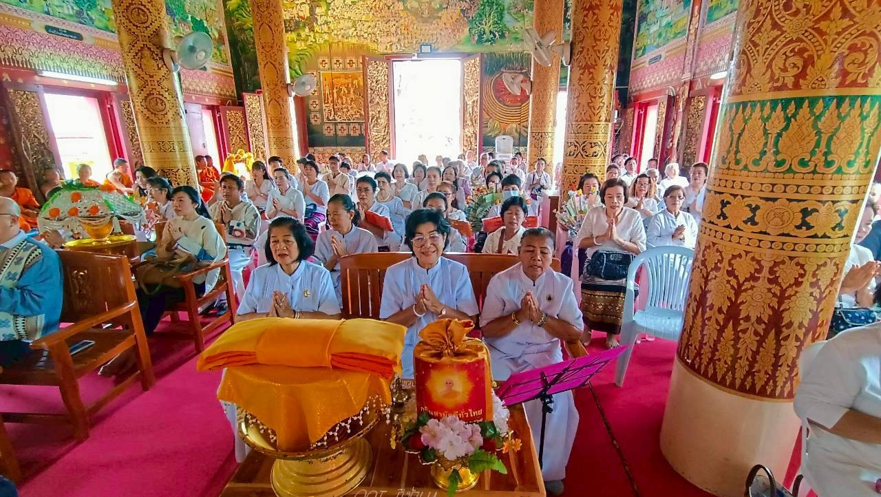 ภาพร่วมพิธีกรรมวัดโพธิบุปผาราม