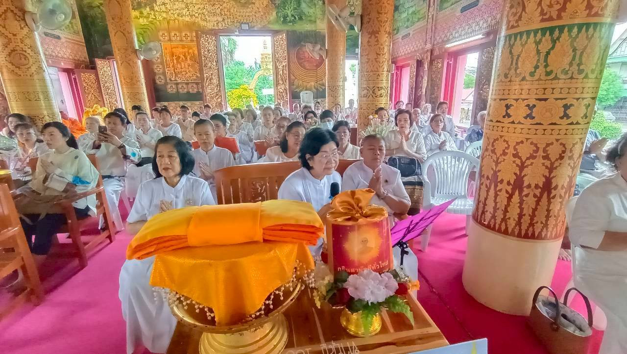 ภาพร่วมพิธีกรรมวัดโพธิบุปผาราม