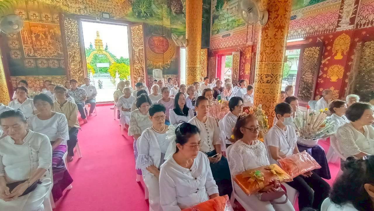 ภาพร่วมพิธีกรรมวัดโพธิบุปผาราม