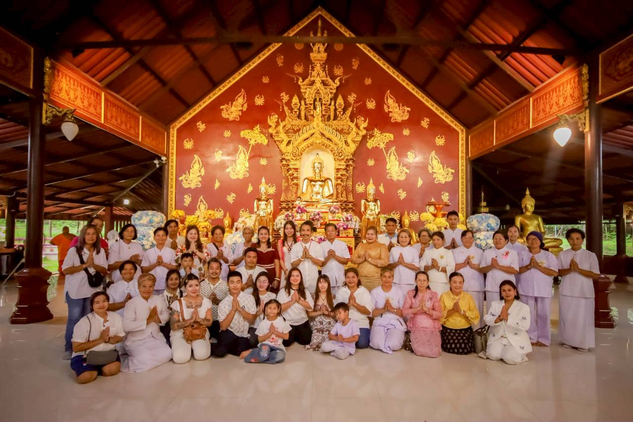 ภาพร่วมพิธีกรรมวัดราชคีรีหิรัญยาราม