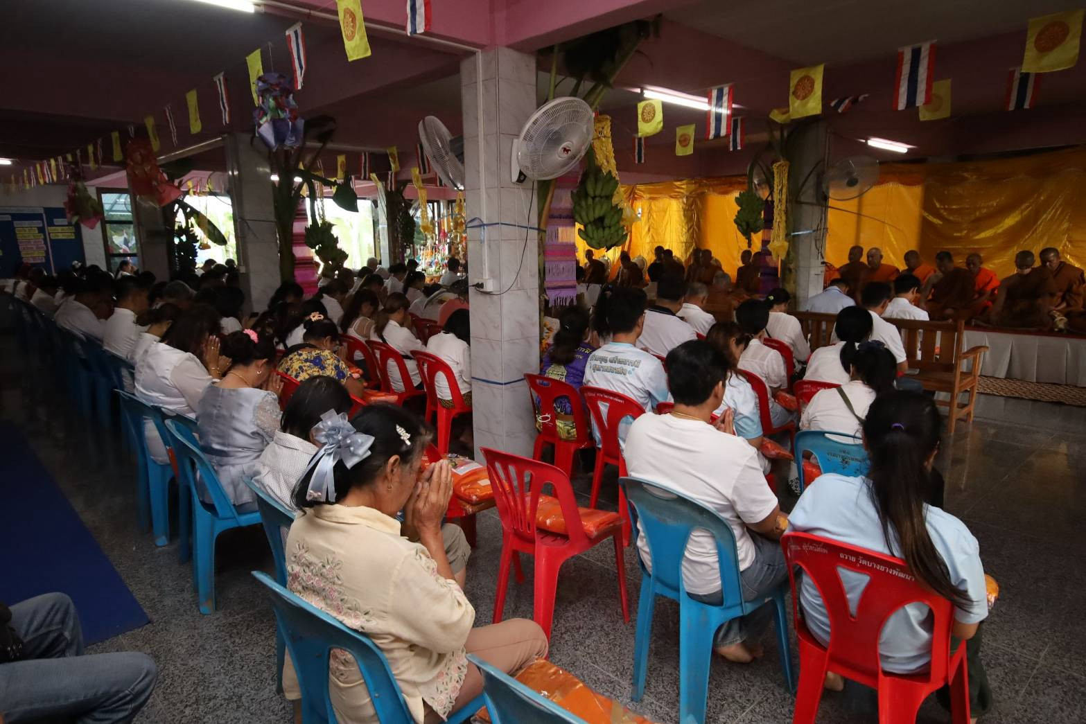 ภาพร่วมพิธีกรรมวัดบางยางพัฒนา