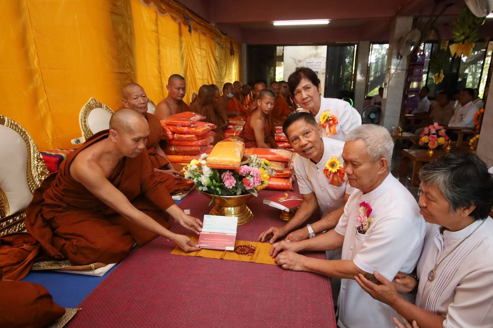 ภาพร่วมพิธีกรรมวัดบางยางพัฒนา