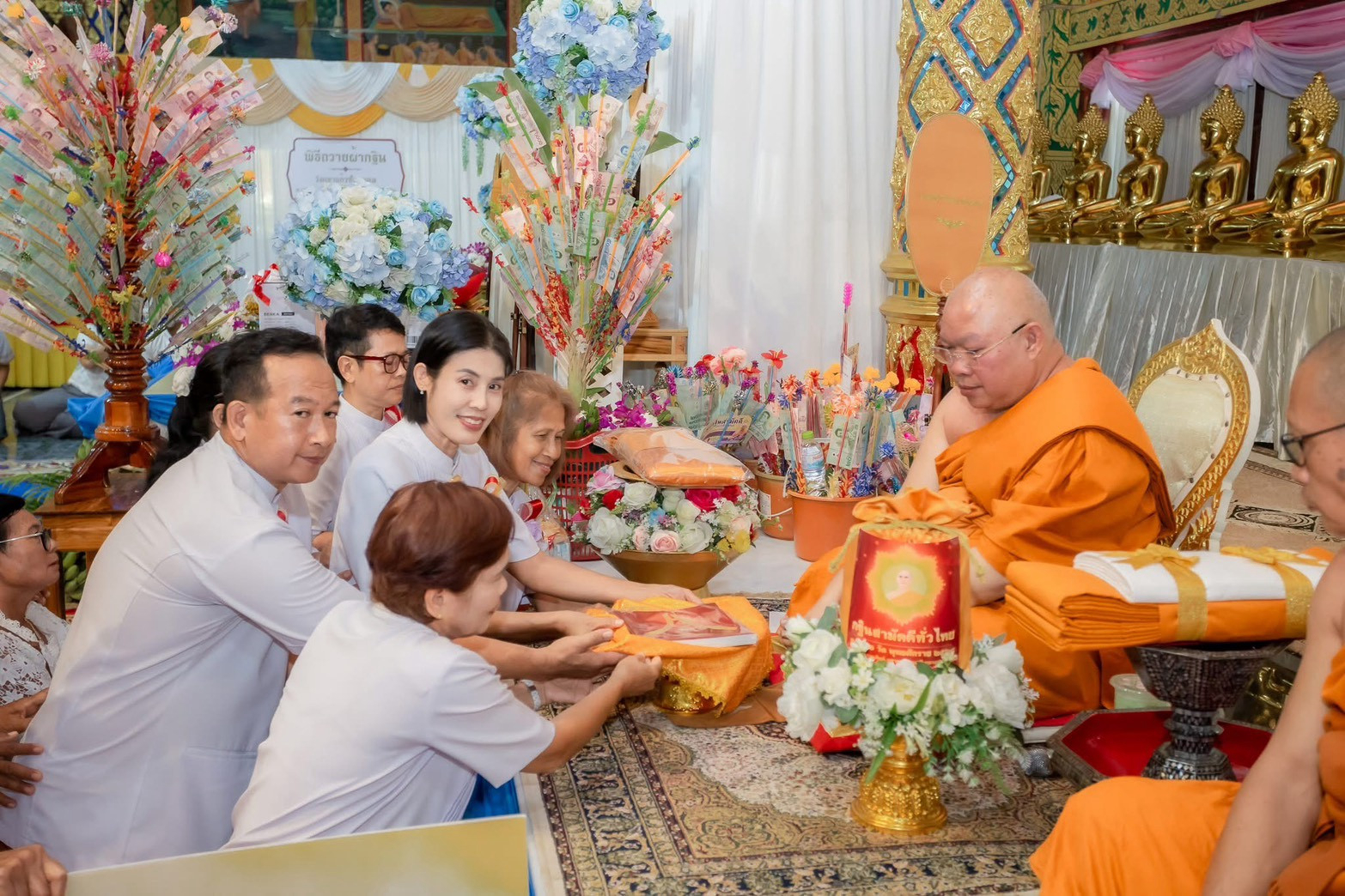 ภาพร่วมพิธีกรรมวัดเขาแก้วชัยมงคล