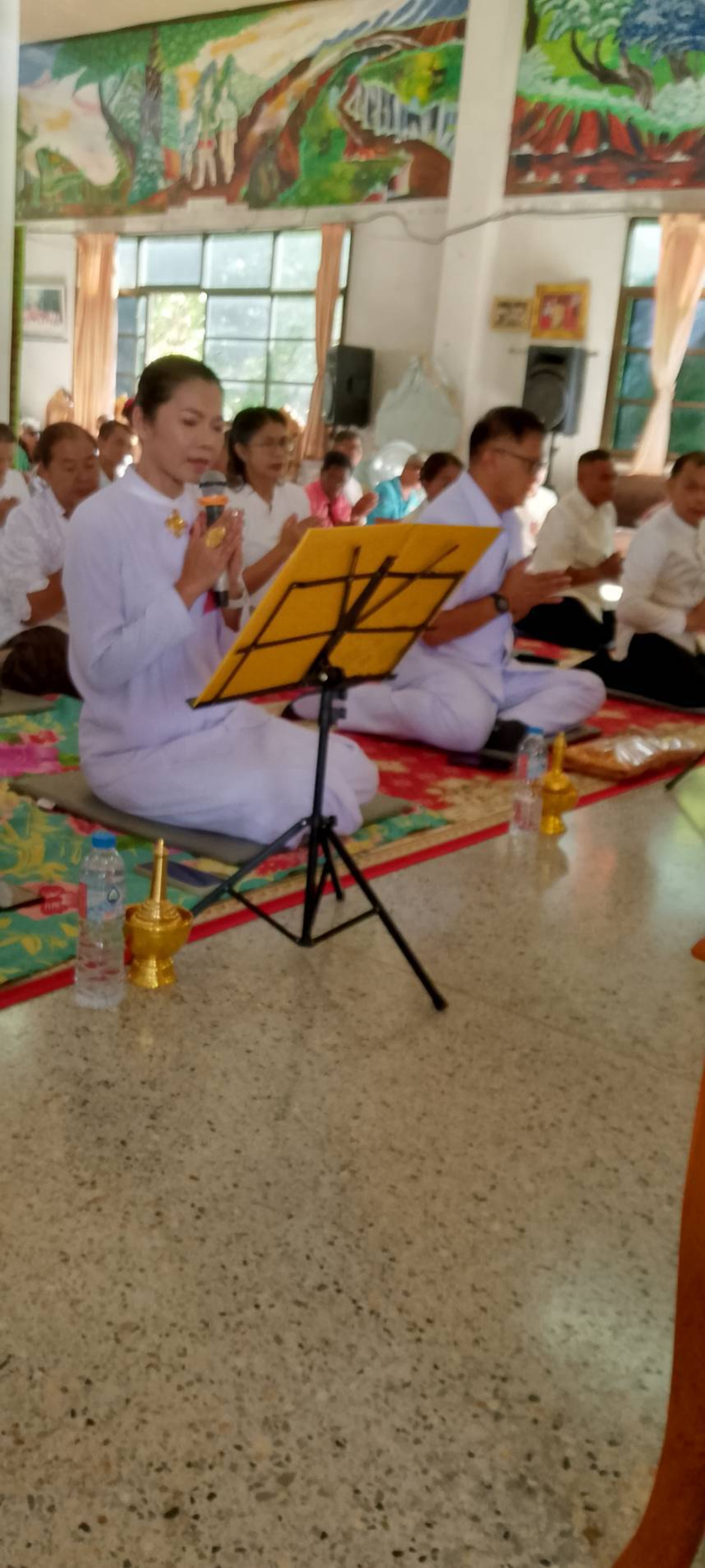 ภาพกล่าวคำถวายกฐินวัดจันทรังษี