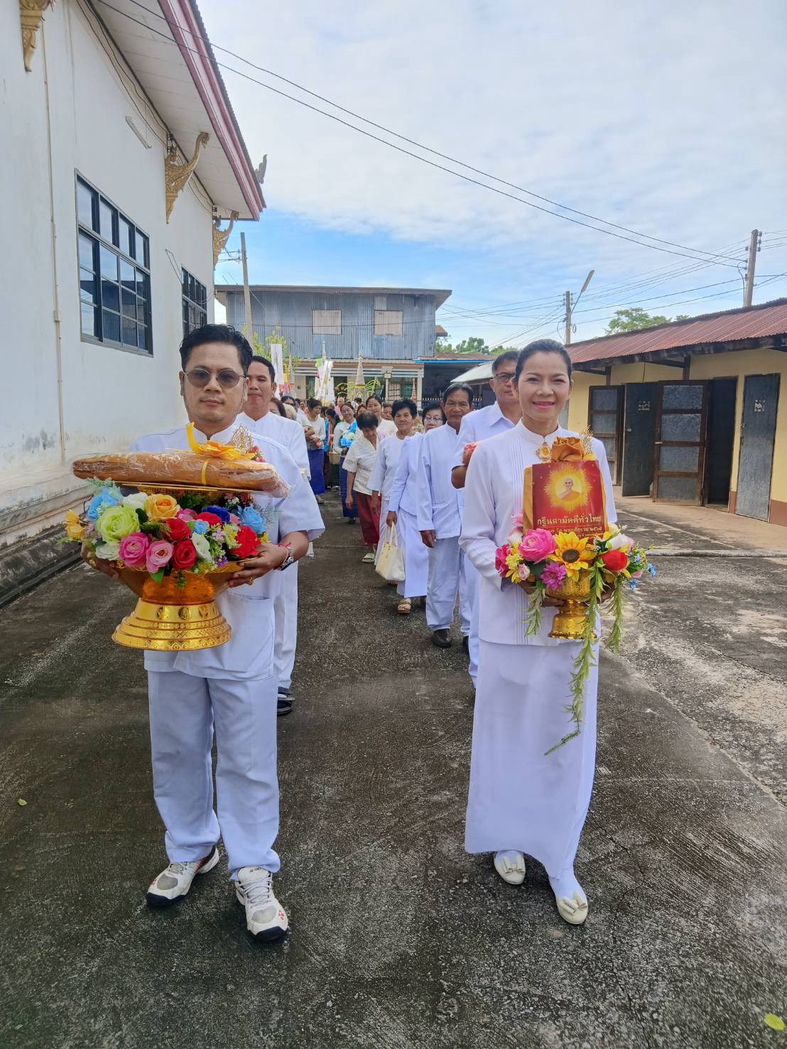 ภาพร่วมพิธีกรรมวัดจันทรังษี