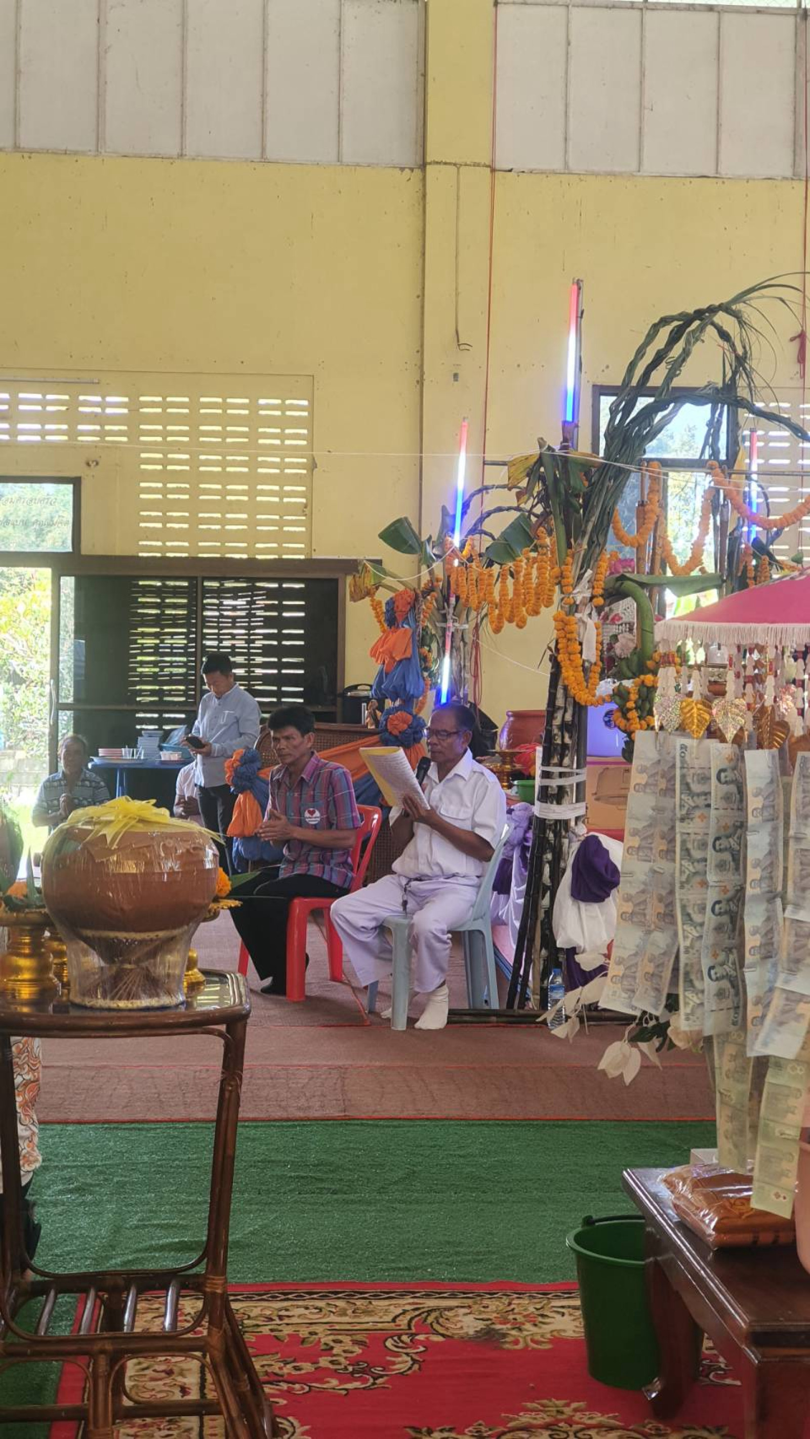 ภาพร่วมพิธีกรรมวัดหนองกระเทือง