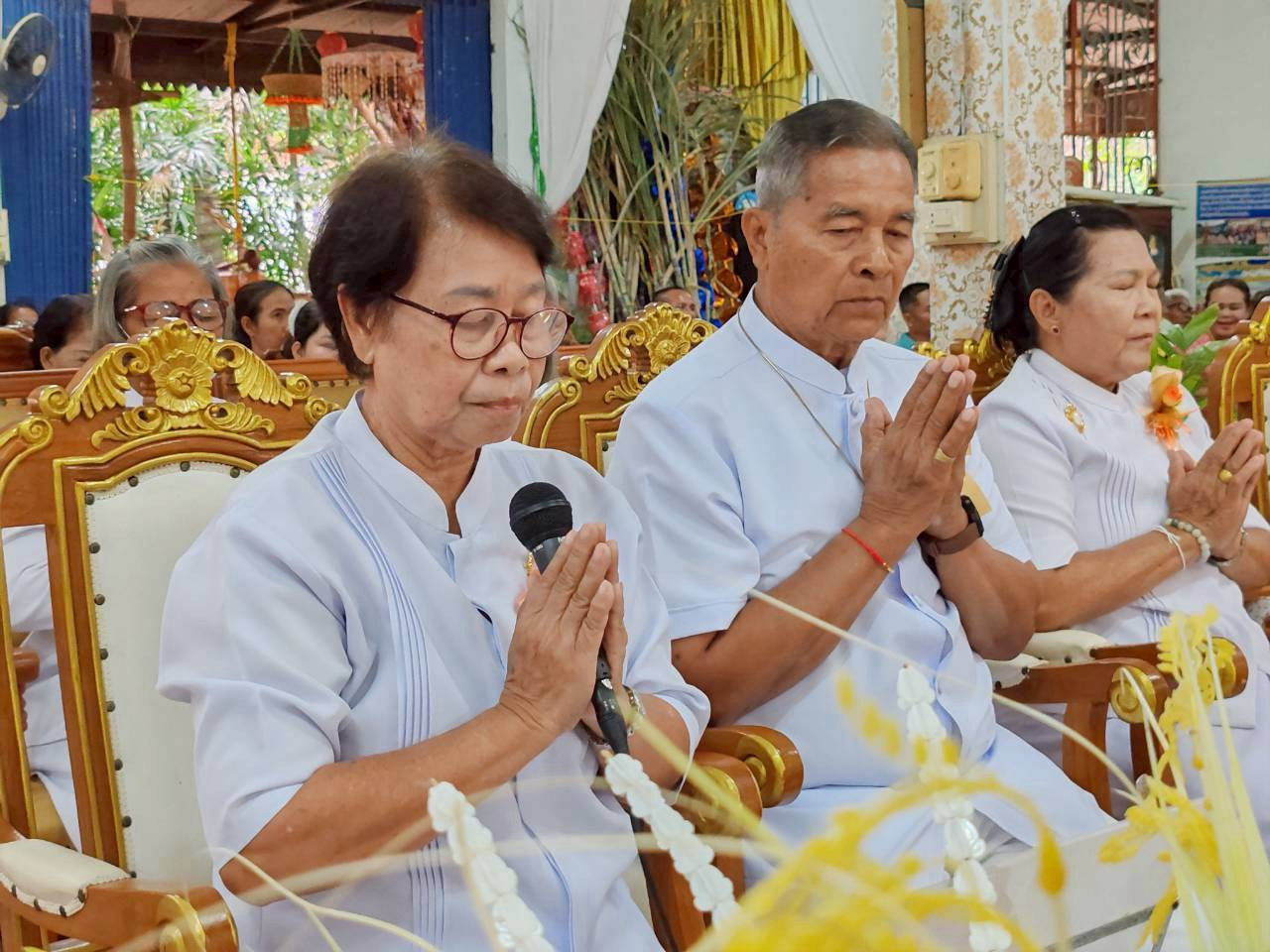 ภาพกล่าวคำถวายกฐินวัดหนองช้าง