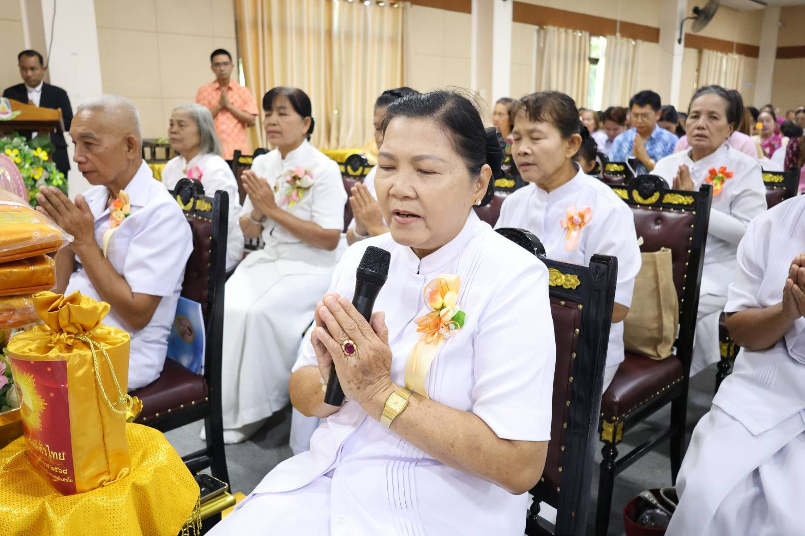 ภาพกล่าวคำถวายกฐินวิทยาลัยสงฆ์ร้อยเอ็ด