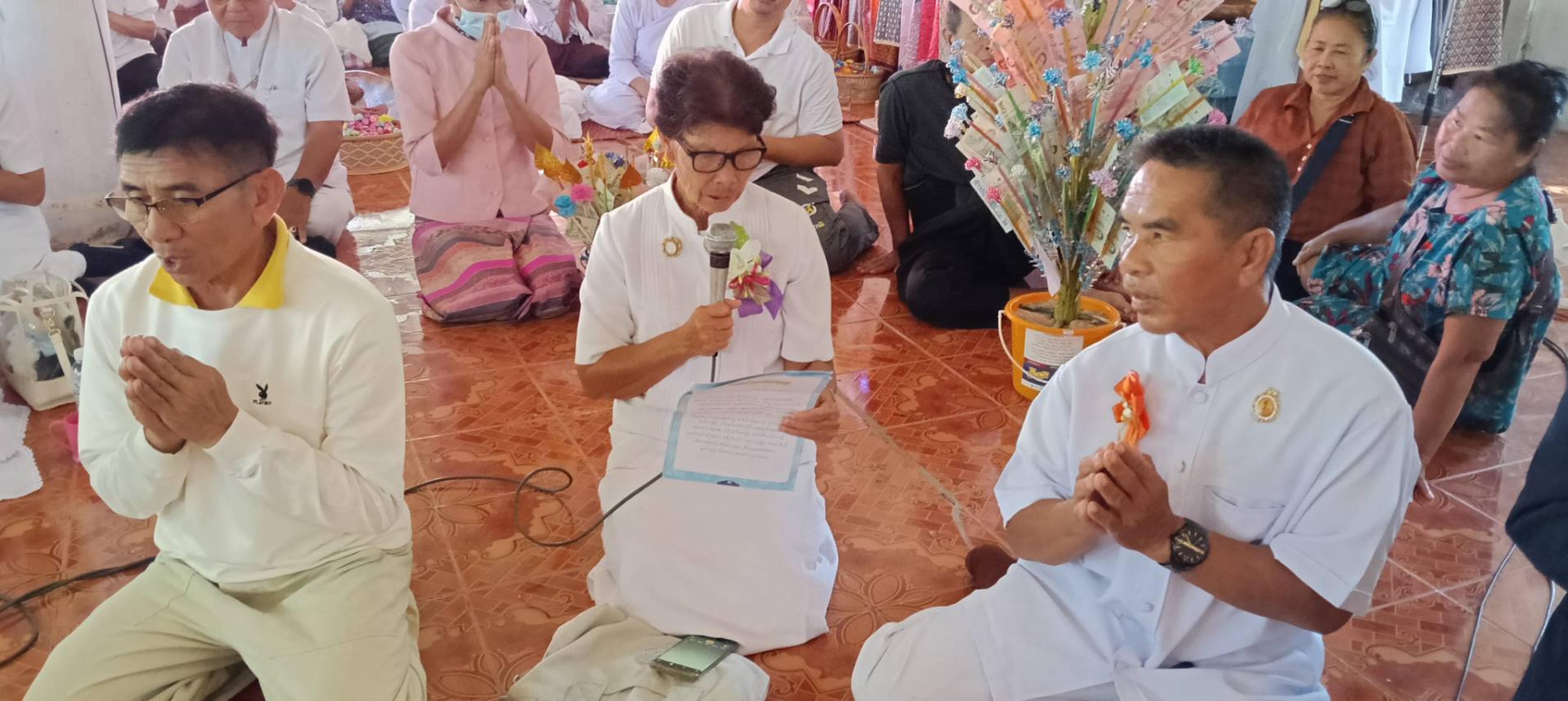 ภาพกล่าวคำถวายกฐินวัดป่าโนนเมืองน้อย