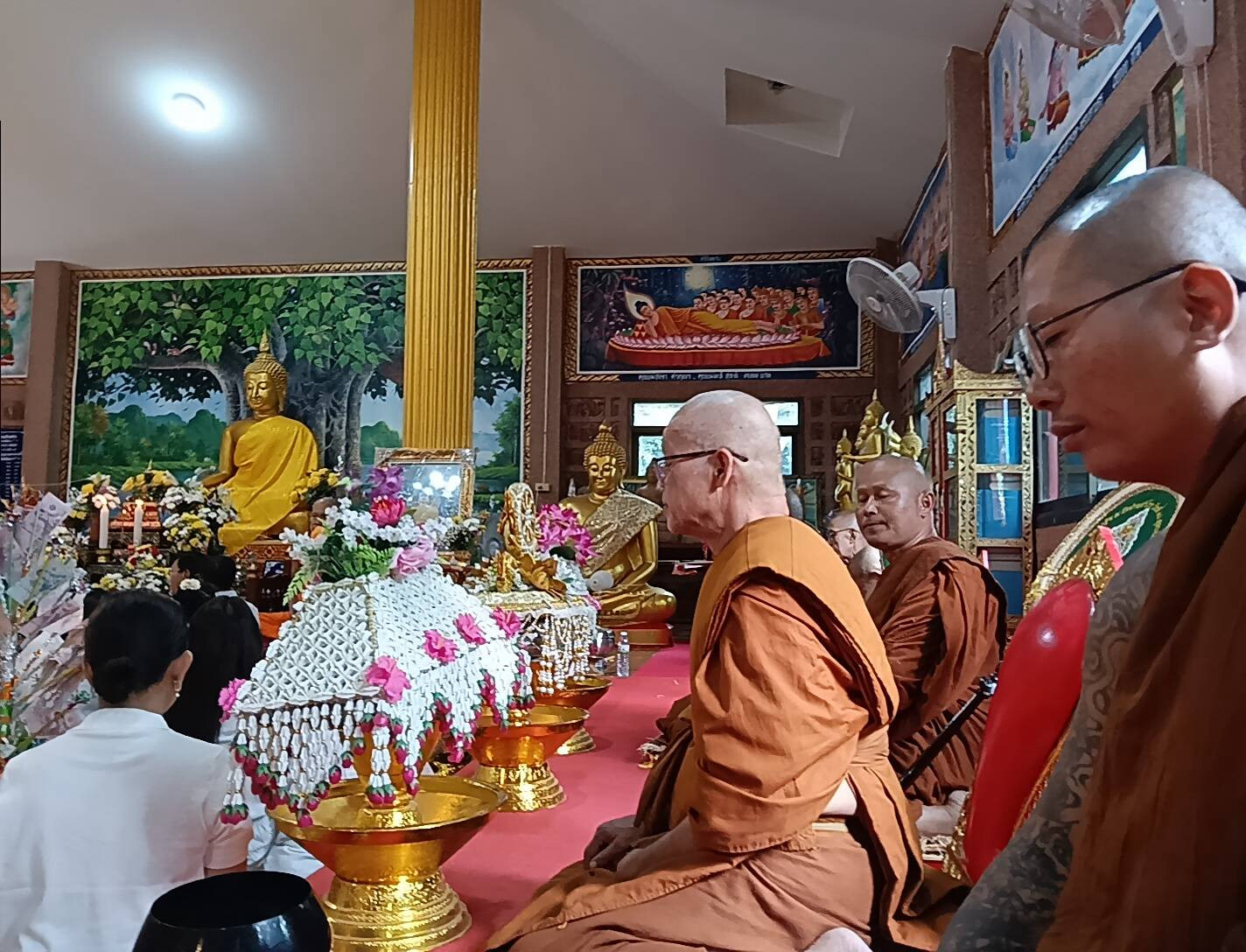 ภาพร่วมพิธีกรรมวัดบ้านสำโรง