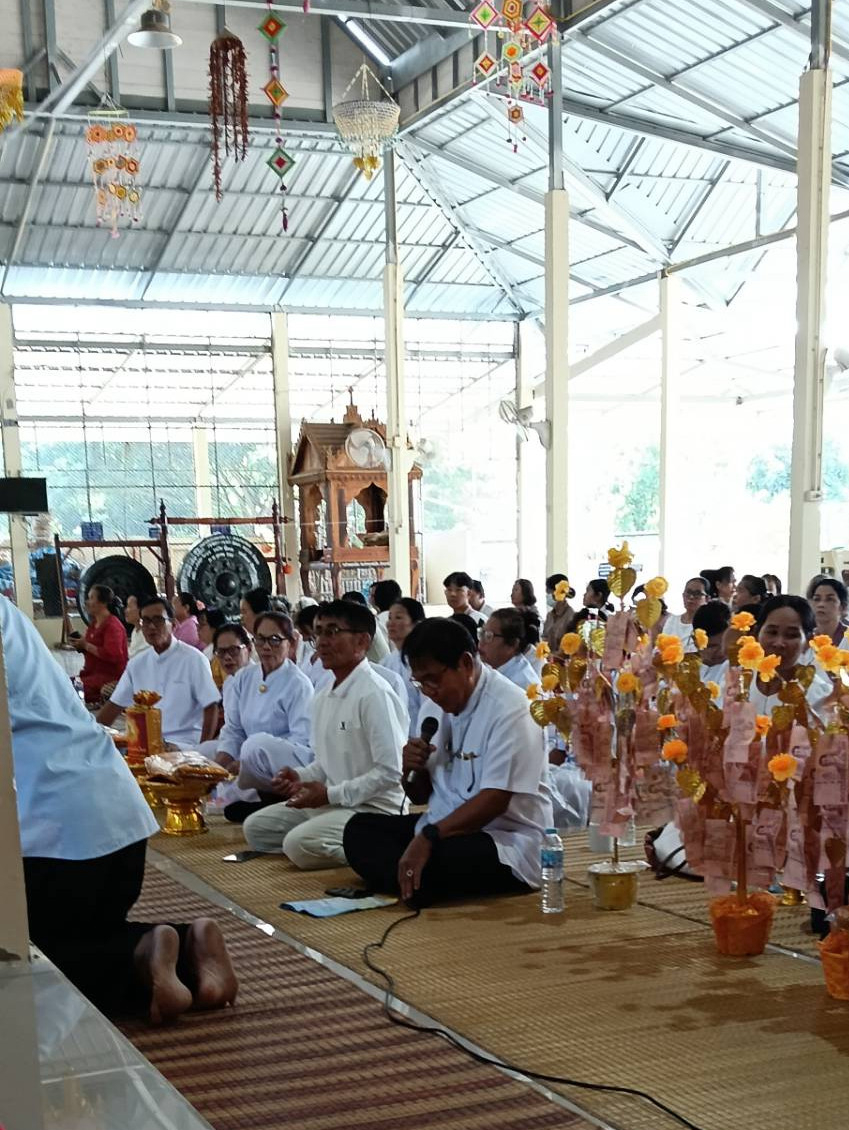 ภาพกล่าวคำถวายกฐินวัดน้อยสามัคคีธรรม