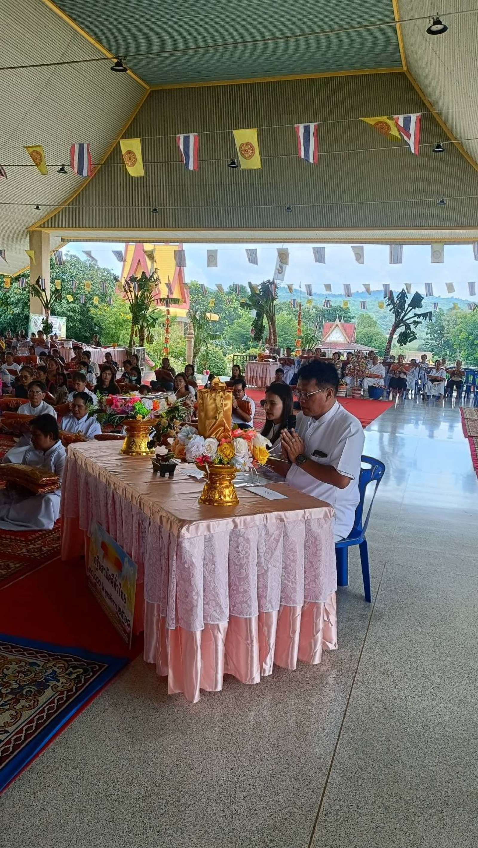 ภาพกล่าวคำถวายกฐินวัดสุวรรณคีรี(เขาปูน)
