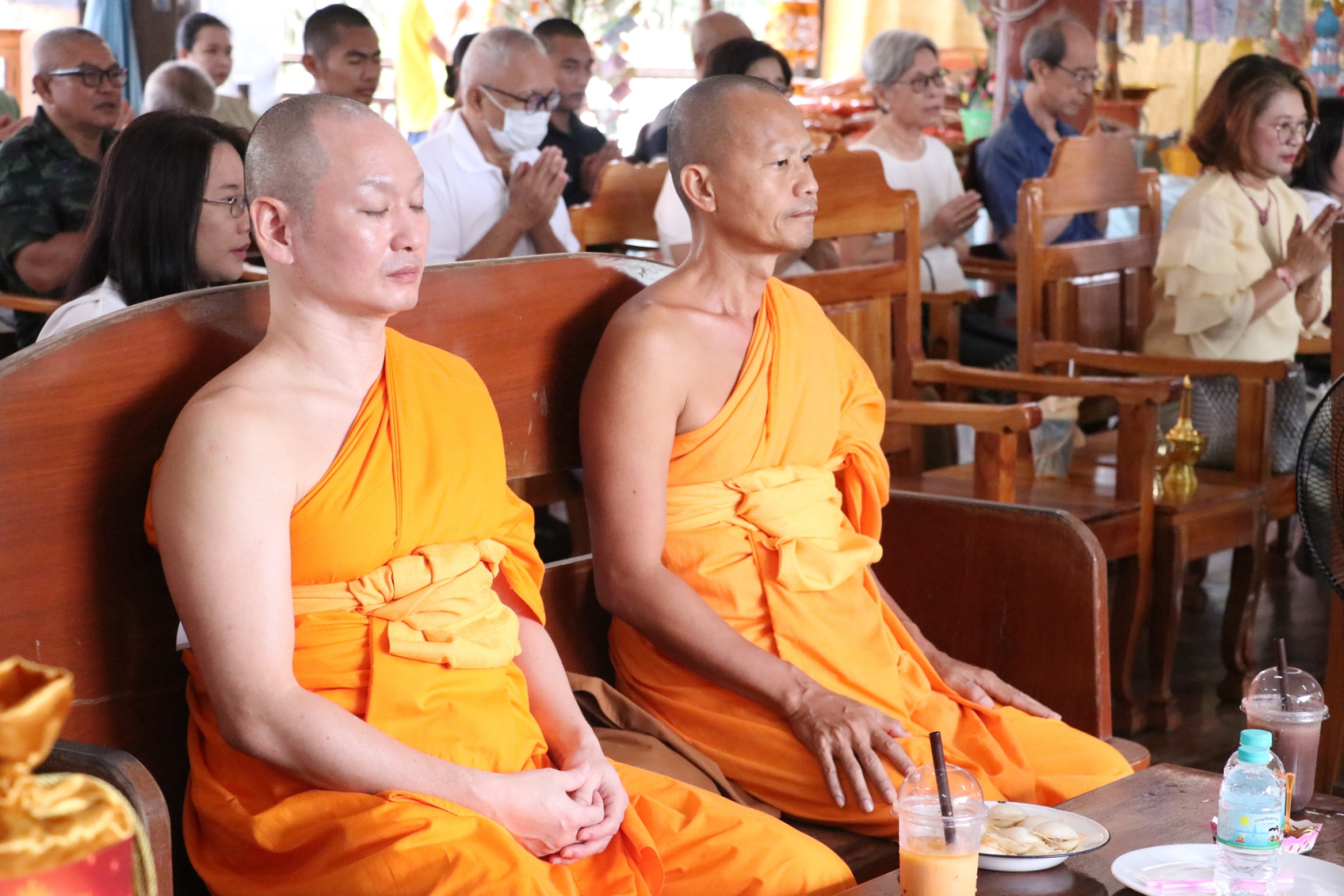 ภาพร่วมพิธีกรรมวัดวังนกแอ่น