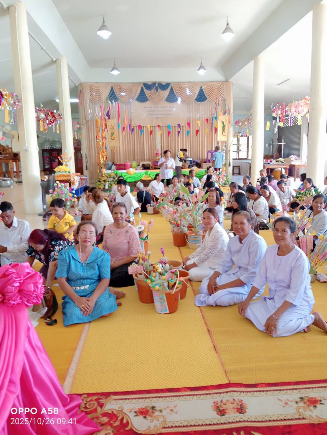 ภาพร่วมพิธีกรรมวัดมาบสว่างสามัคคี