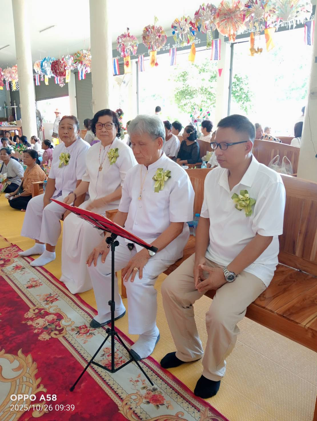 ภาพร่วมพิธีกรรมวัดมาบสว่างสามัคคี