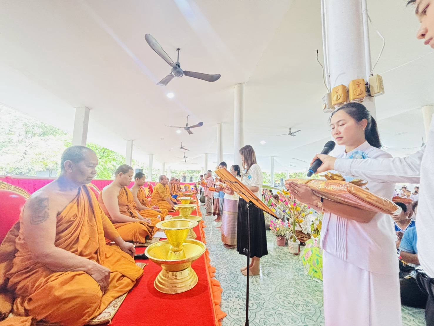 ภาพกล่าวคำถวายกฐินวัดจินดาราม