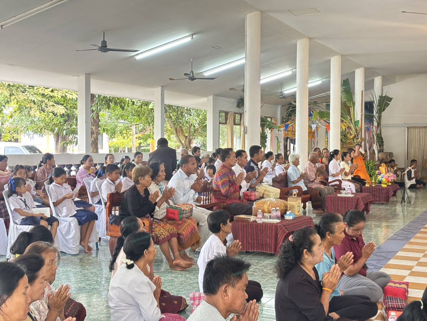 ภาพร่วมพิธีกรรมวัดจินดาราม