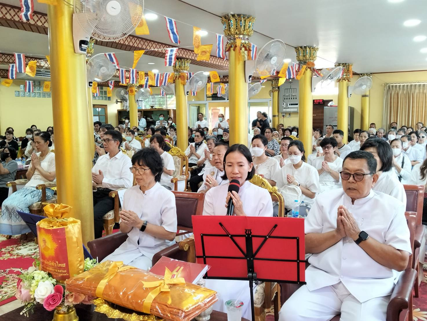ภาพกล่าวคำถวายกฐินวัดสีหไกรสร