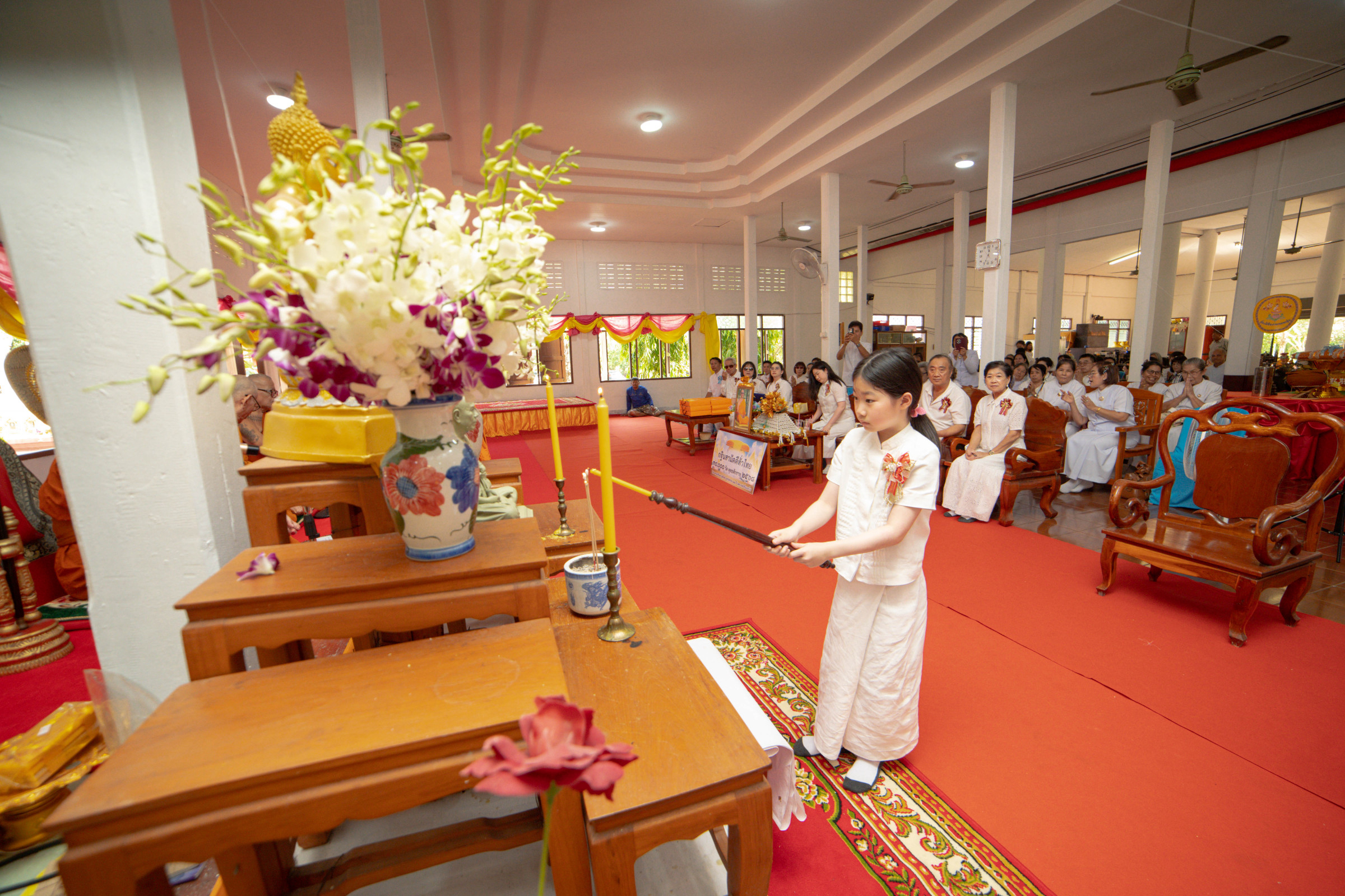 ภาพร่วมพิธีกรรมวัดดอนตูม