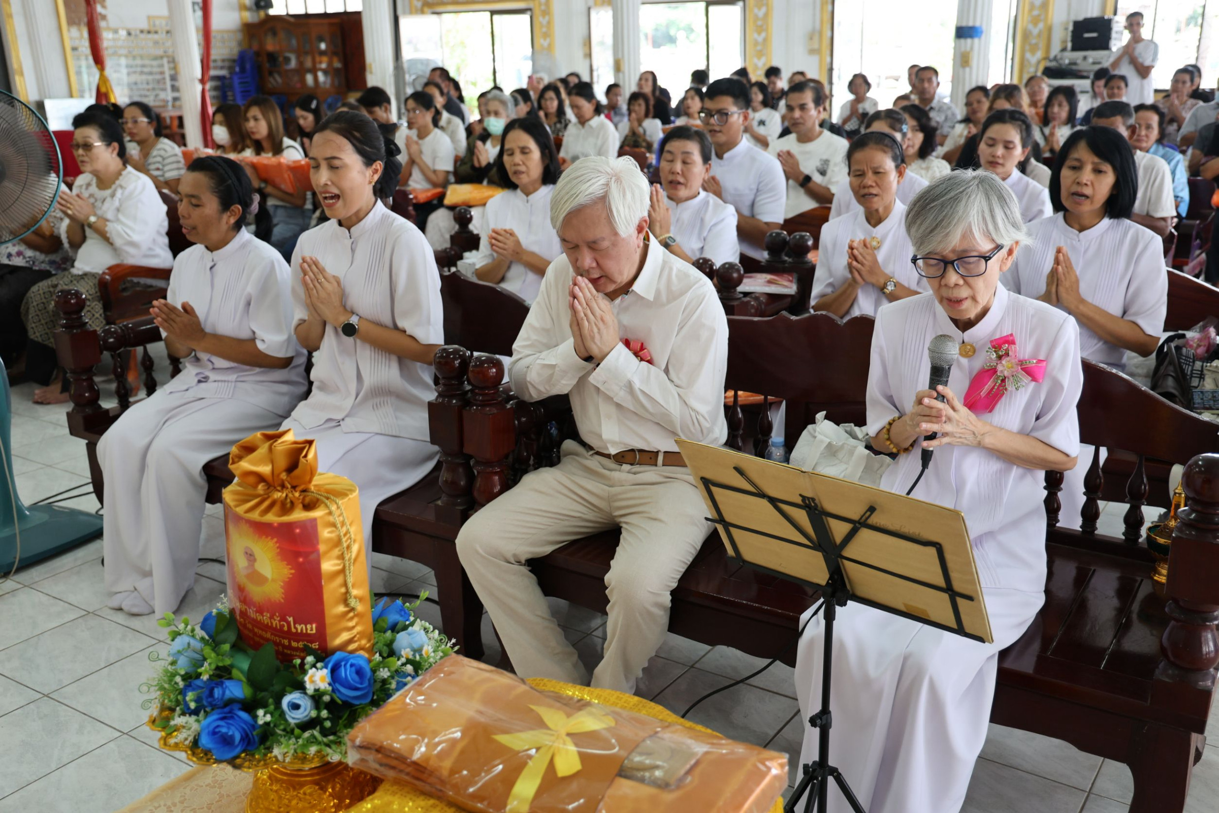 ภาพกล่าวคำถวายกฐินวัดพักตราราม