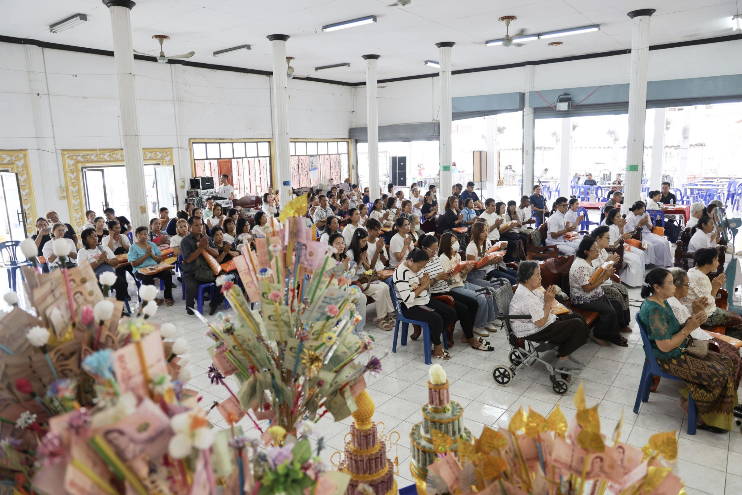 ภาพร่วมพิธีกรรมวัดพักตราราม