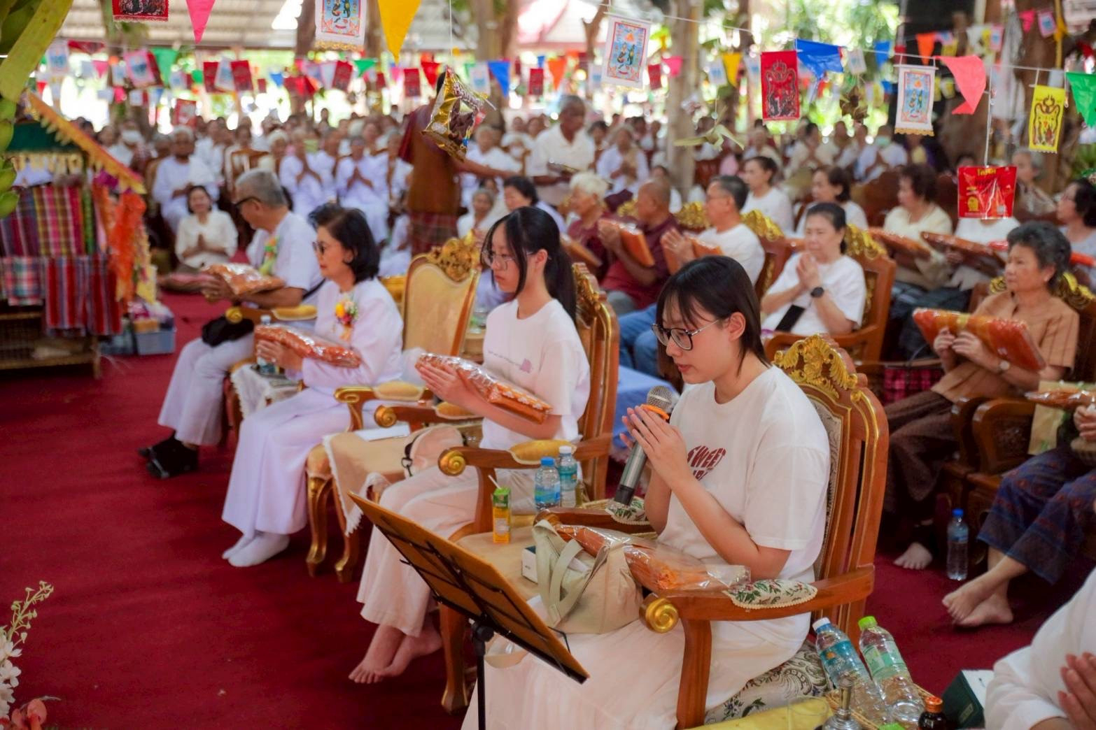 ภาพร่วมพิธีกรรมวัดมะขาม