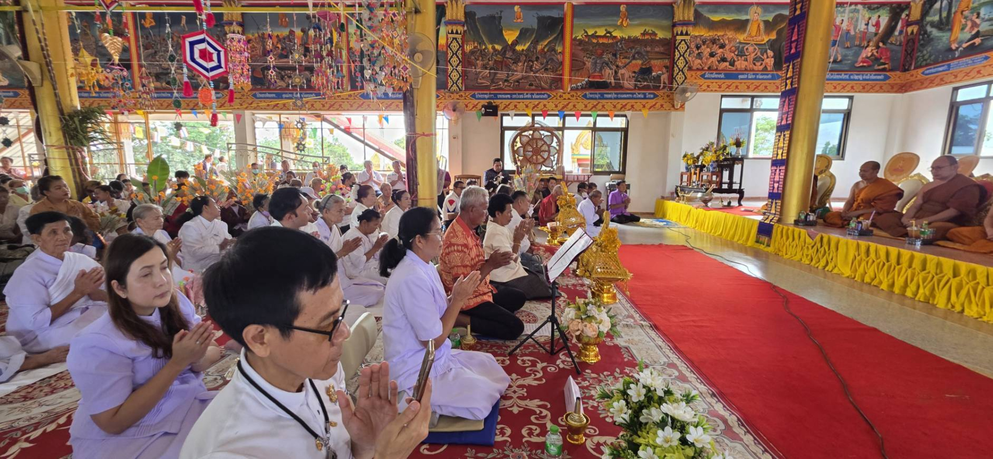 ภาพร่วมพิธีกรรมวัดสุริยาราม