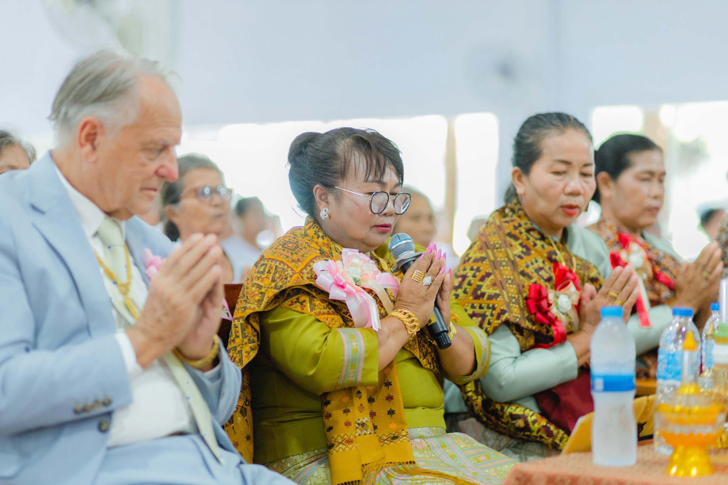 ภาพกล่าวคำถวายกฐินธุดงคสถานห้วยเม็ก