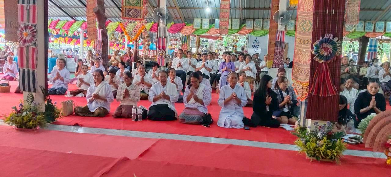 ภาพร่วมพิธีกรรมวัดโนนใหญ่