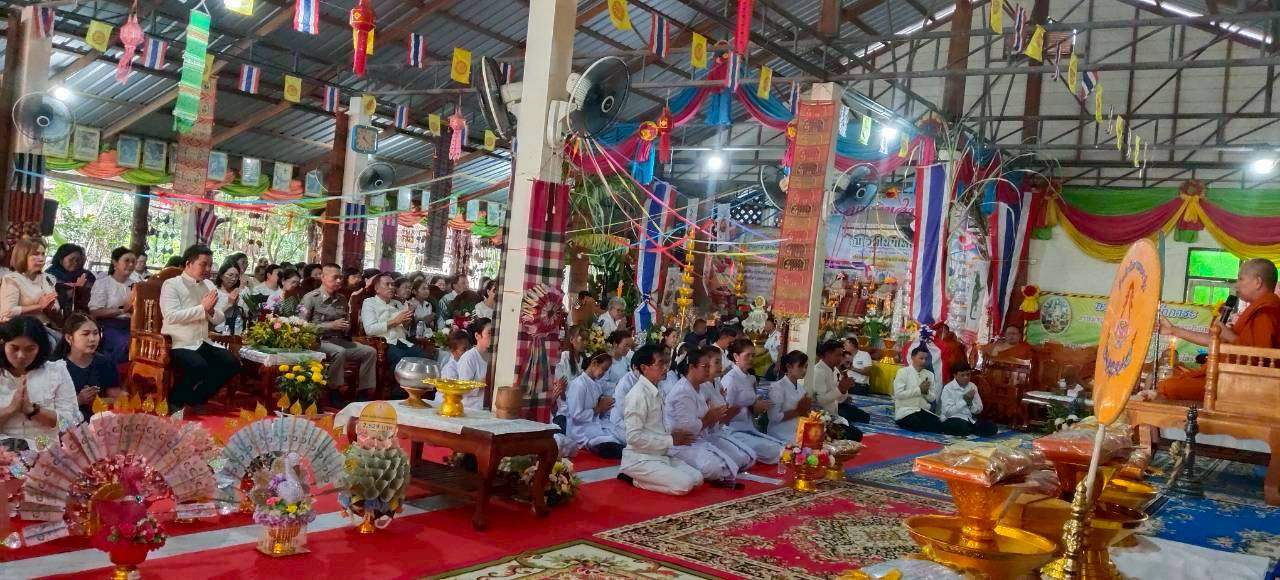 ภาพร่วมพิธีกรรมวัดโนนใหญ่