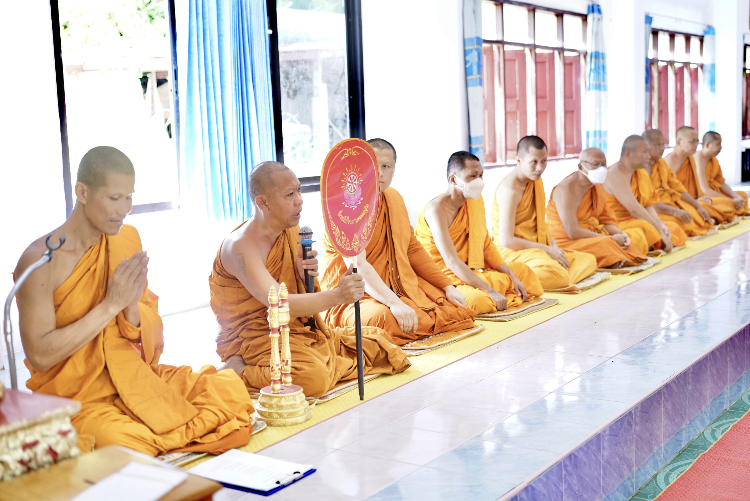 ภาพร่วมพิธีกรรมที่พักสงฆ์รังเตี้ย