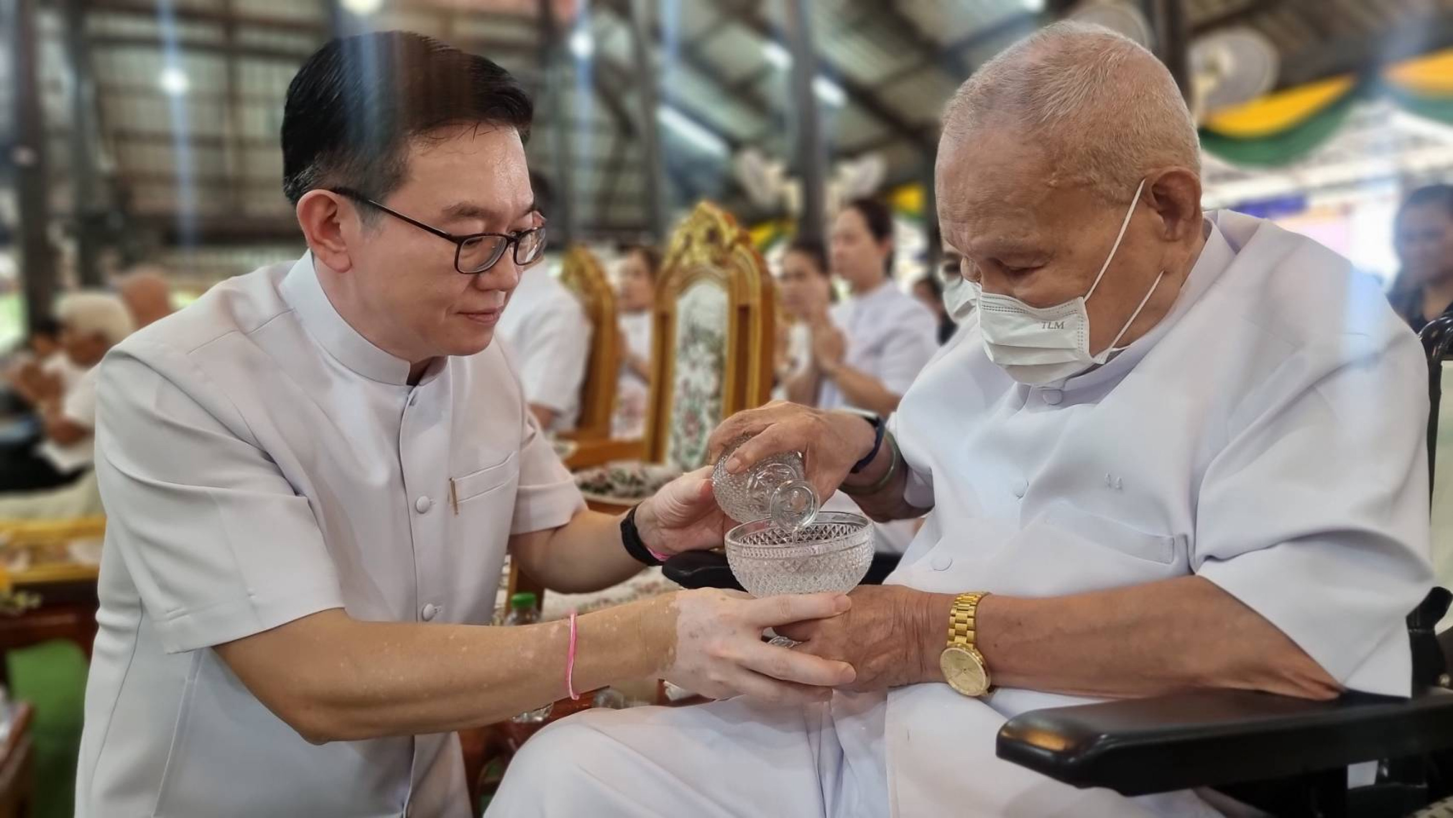 ภาพร่วมพิธีกรรมวัดโรงเข้