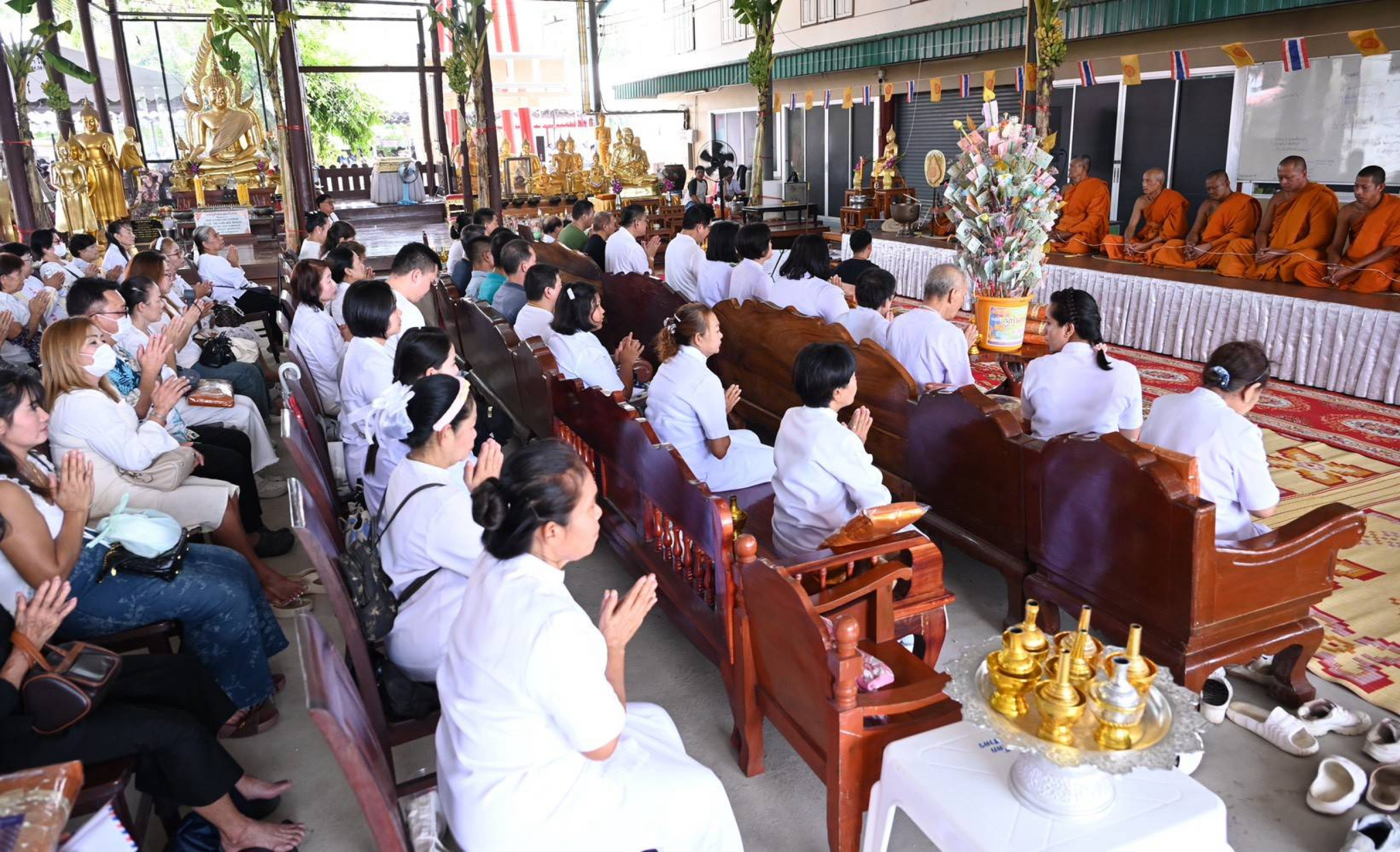 ภาพร่วมพิธีกรรมวัดเจ็ดโคก