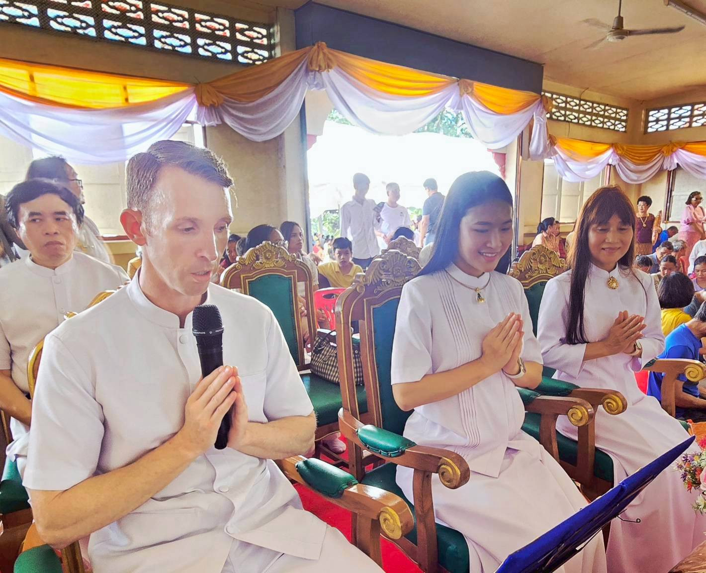 ภาพกล่าวคำถวายกฐินวัดหุบบอนวนาราม