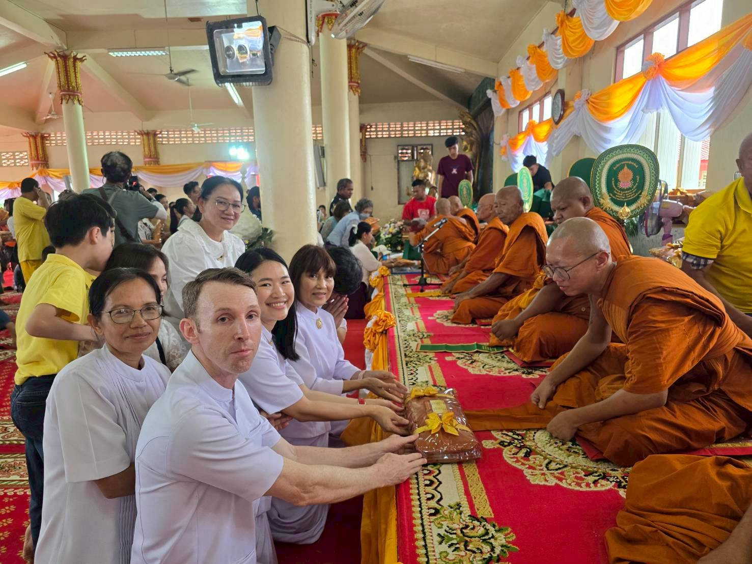 ภาพร่วมพิธีกรรมวัดหุบบอนวนาราม