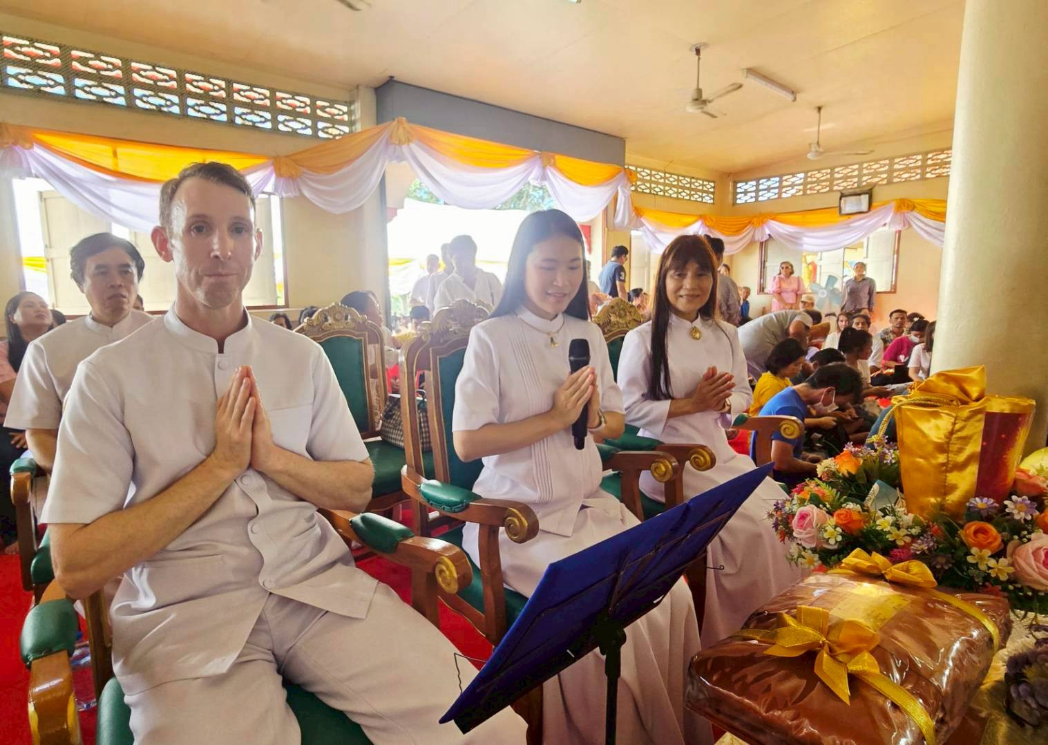 ภาพร่วมพิธีกรรมวัดหุบบอนวนาราม
