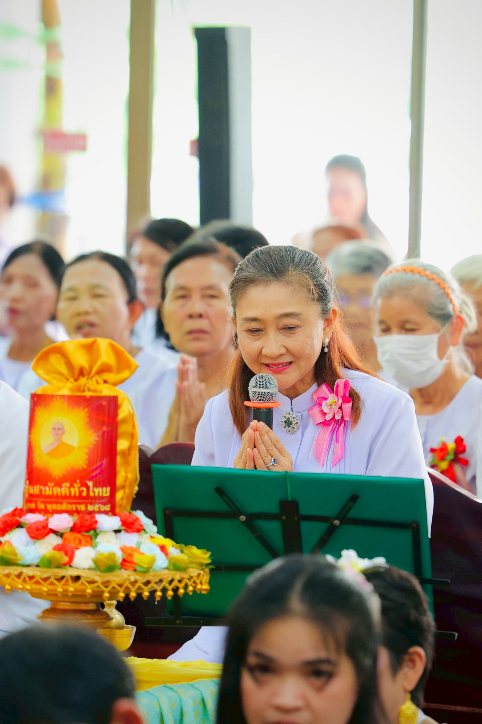ภาพกล่าวคำถวายกฐินวัดโพธิญาณ(เกาะเค็ด)