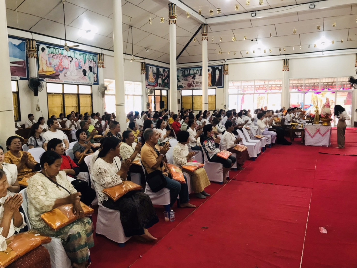 ภาพร่วมพิธีกรรมวัดสามัคคีพัฒนาราม