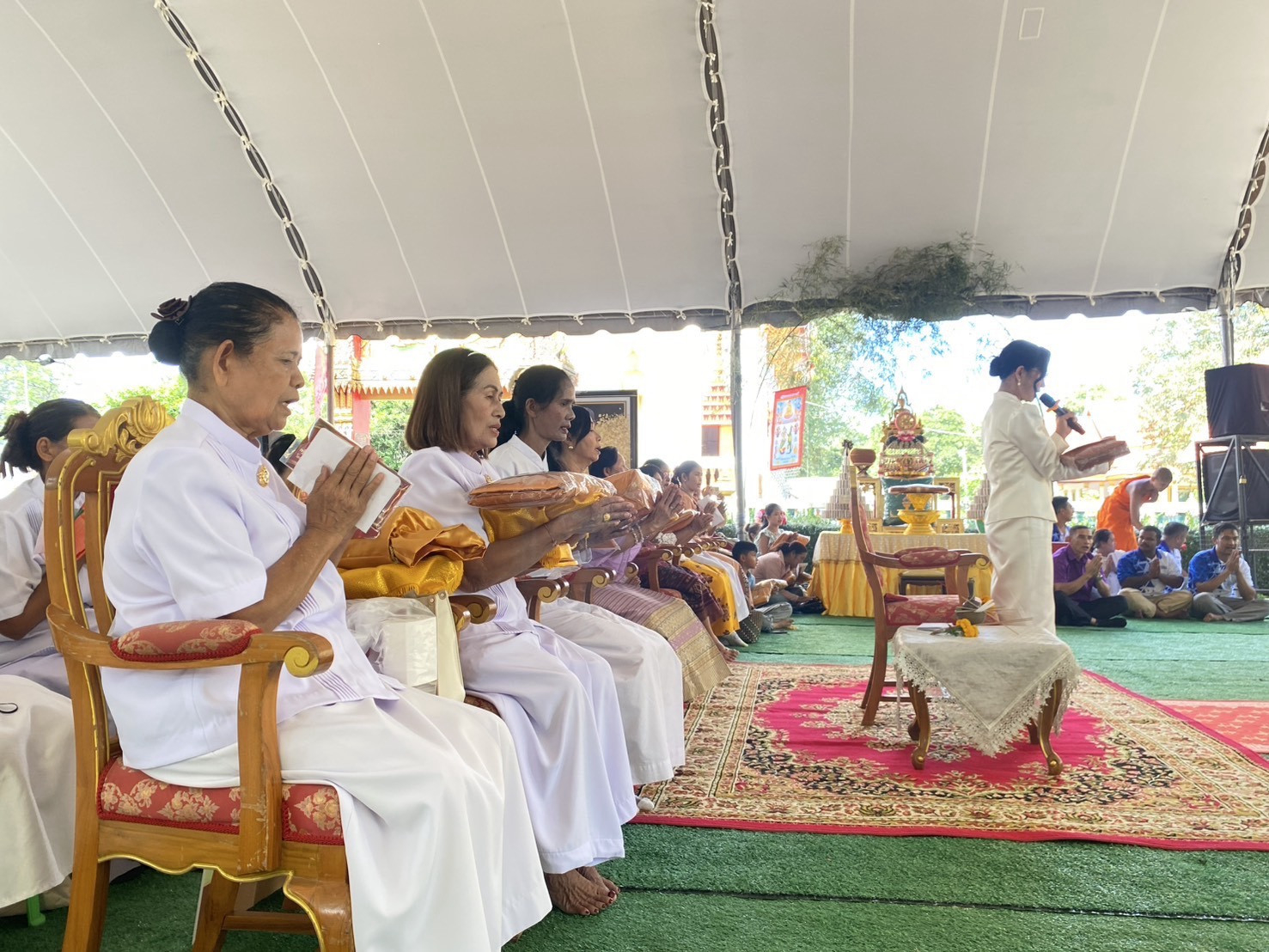 ภาพกล่าวคำถวายกฐินวัดคลองพน