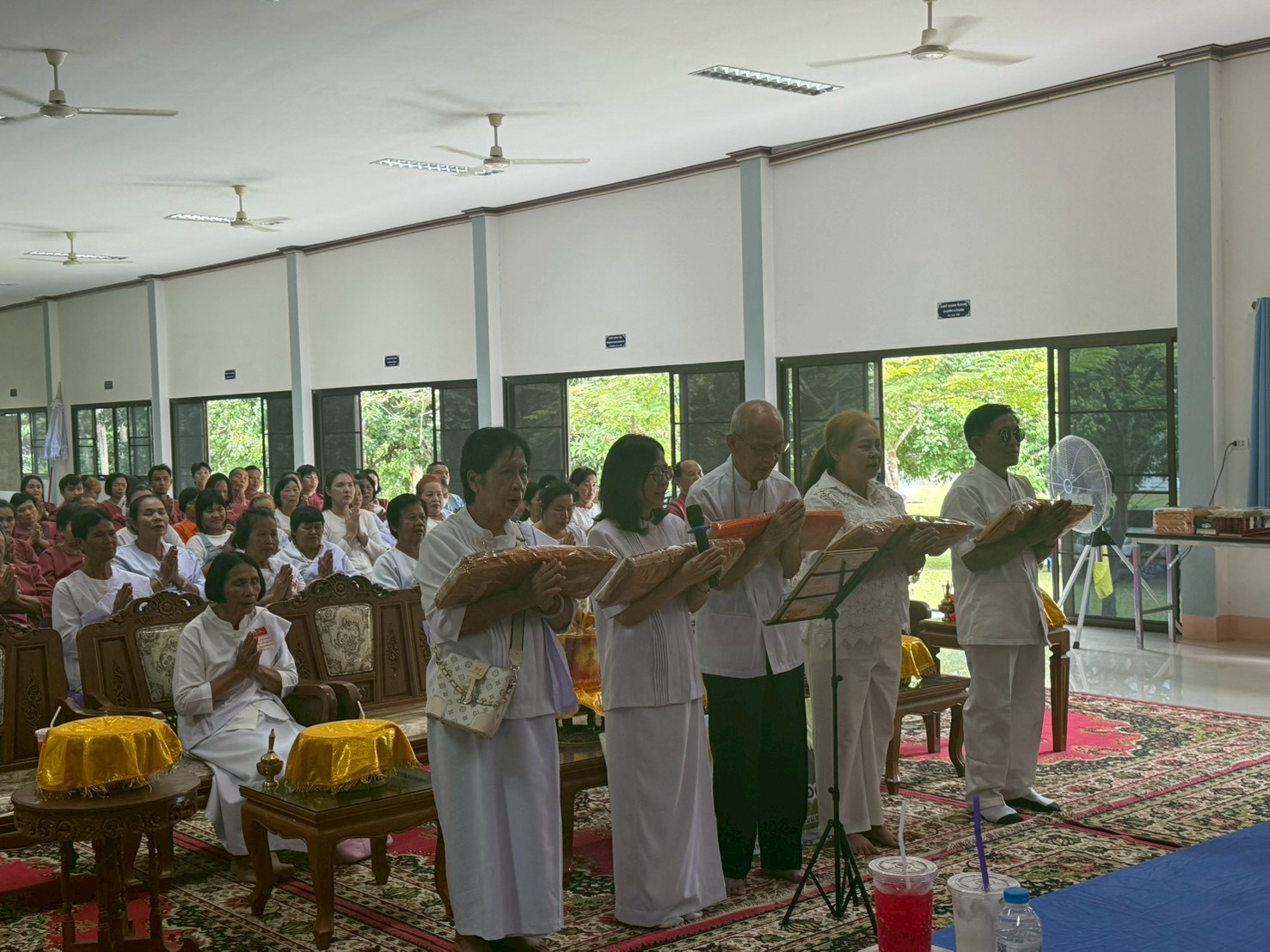 ภาพกล่าวคำถวายกฐินวัดบูรพชนาราม