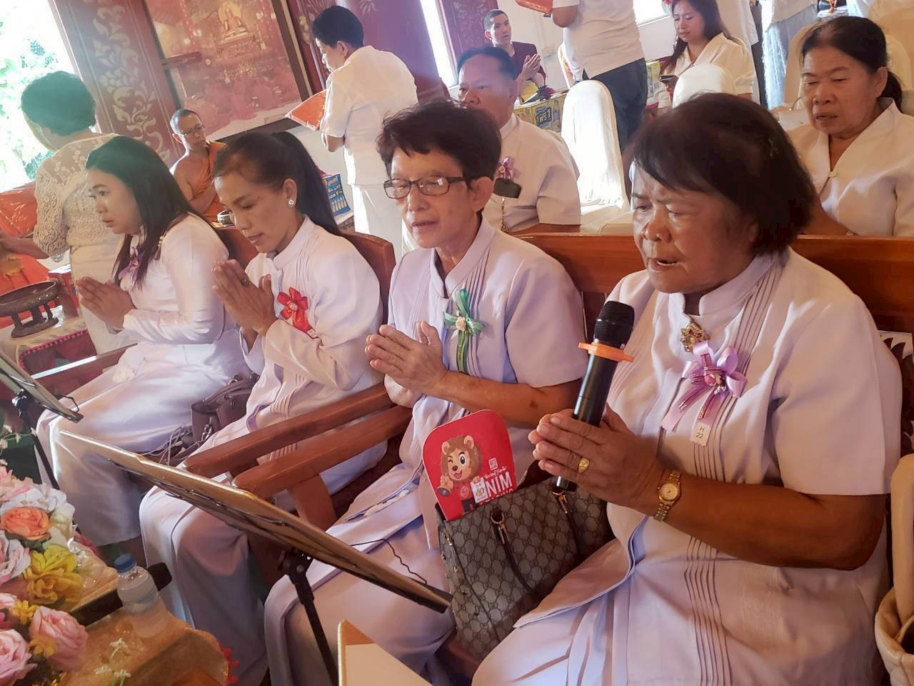 ภาพกล่าวคำถวายกฐินวัดบ่อหิน