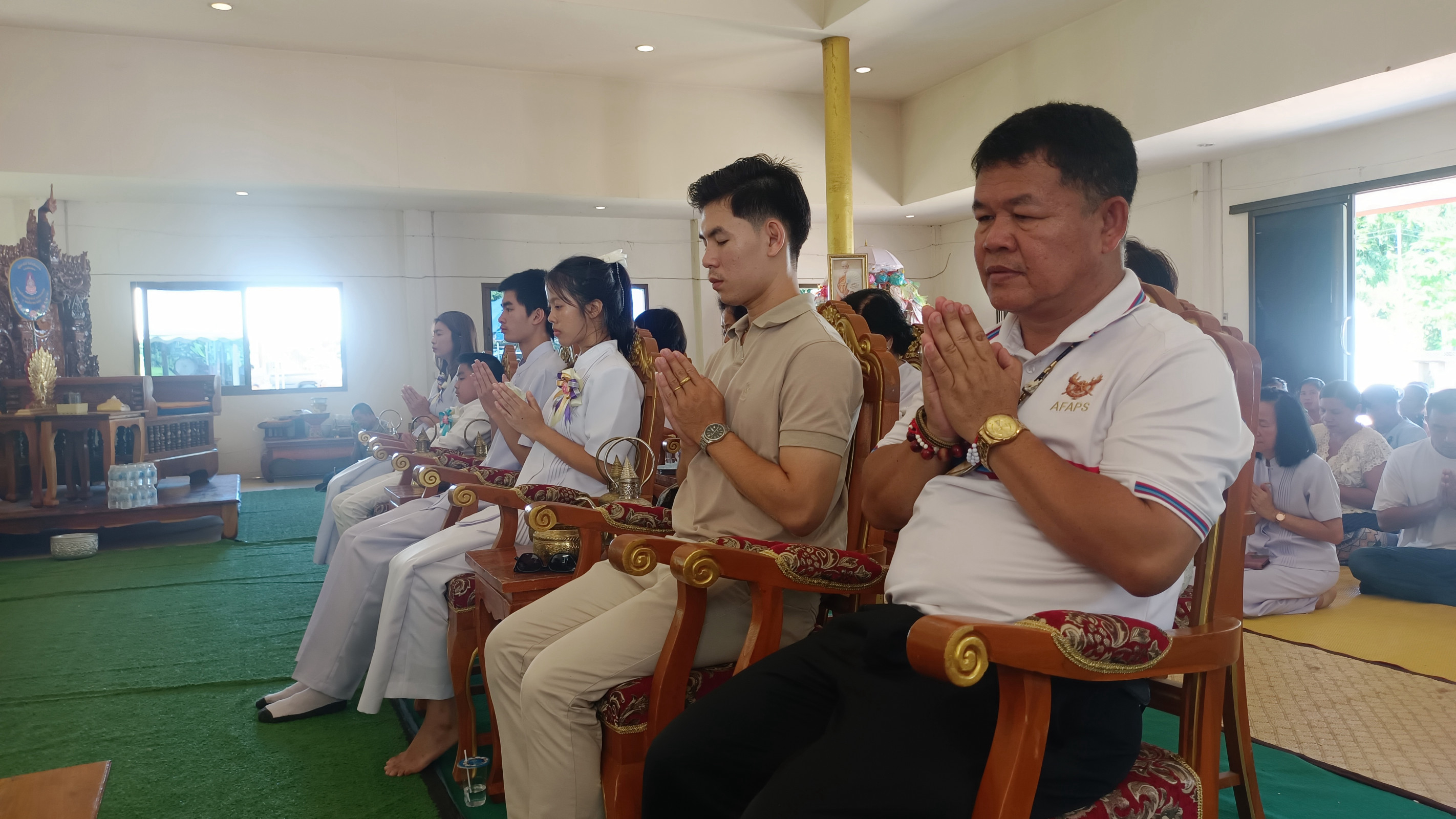 ภาพร่วมพิธีกรรมวัดจิตตพัฒนาราม