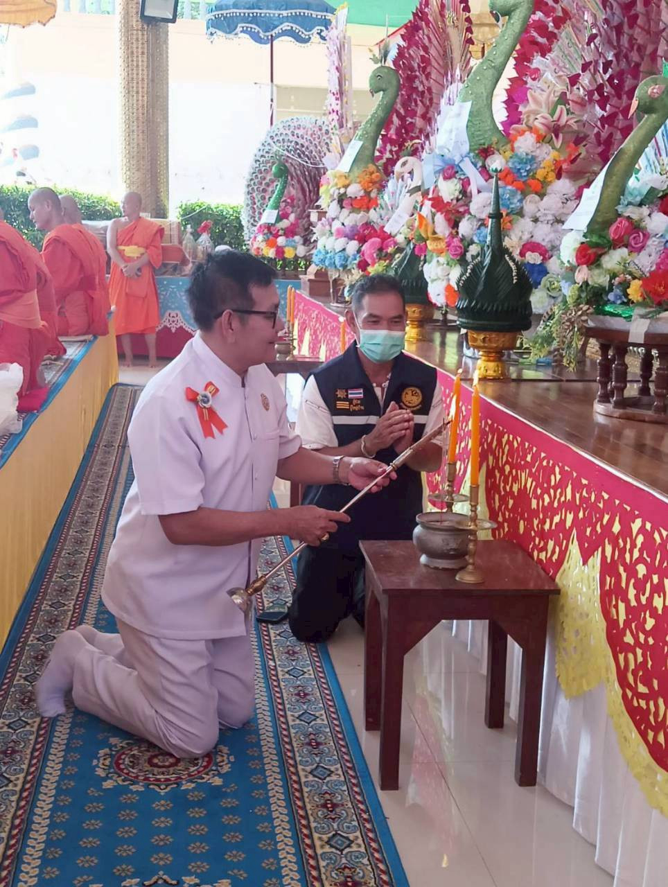 ภาพร่วมพิธีกรรมวัดมงคลนิมิต