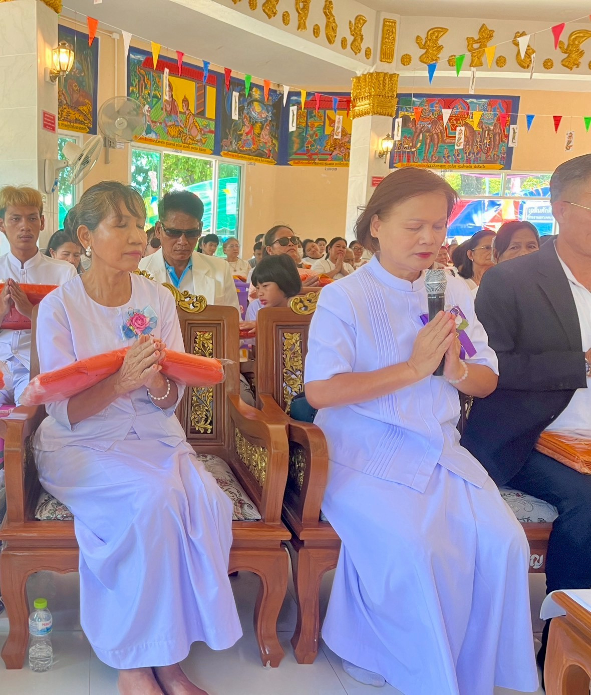 ภาพกล่าวคำถวายกฐินวัดไร่ในดง