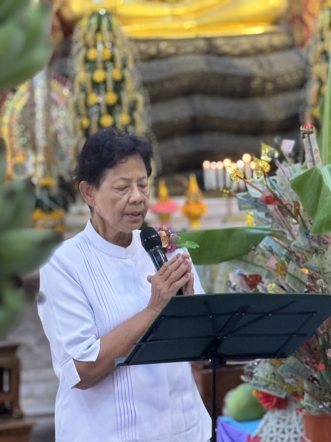 ภาพกล่าวคำถวายกฐินวัดป่าโคกสะอาด (กะปุ๊ก)