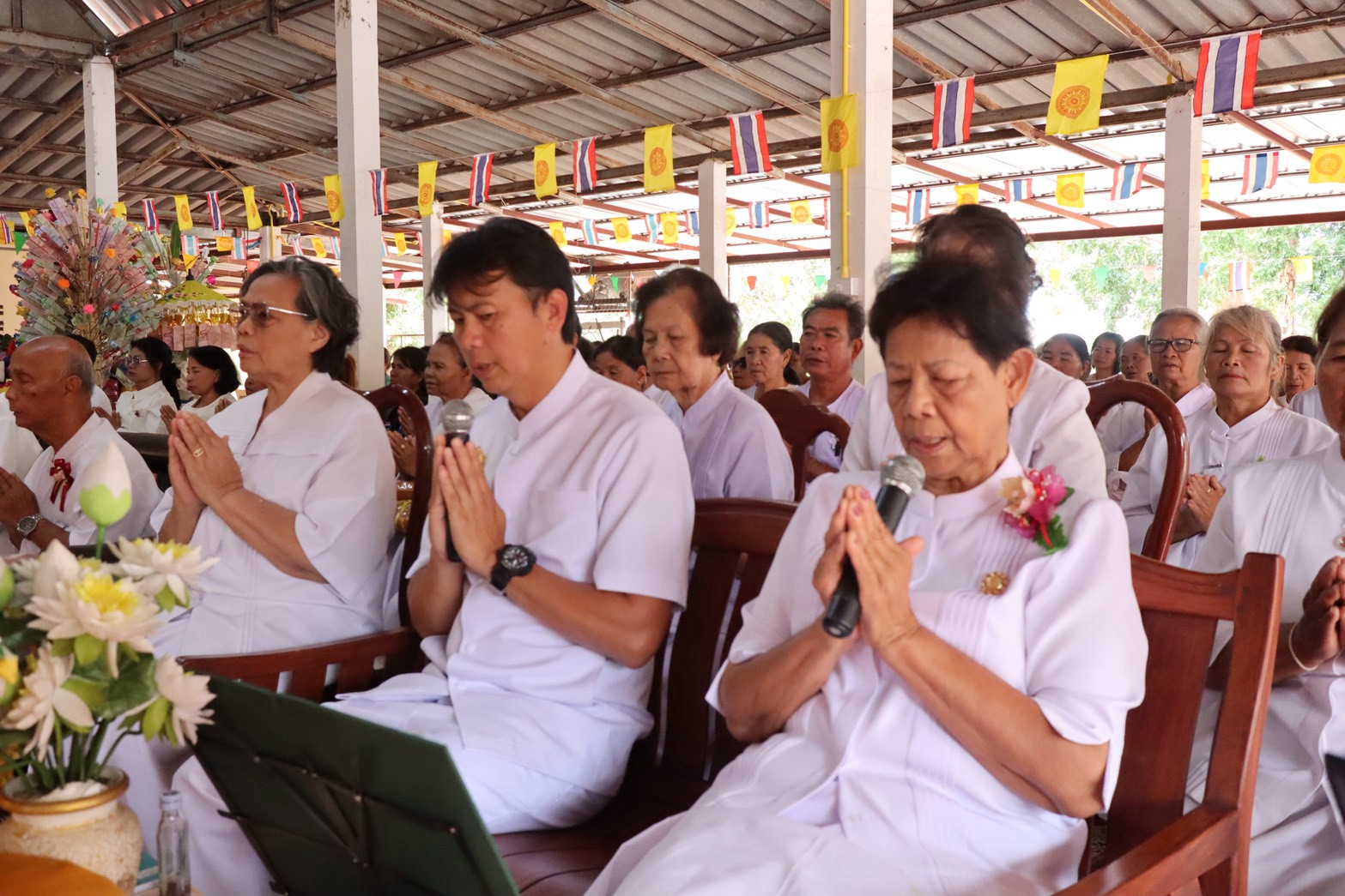 ภาพกล่าวคำถวายกฐินวัดหนองหว้า