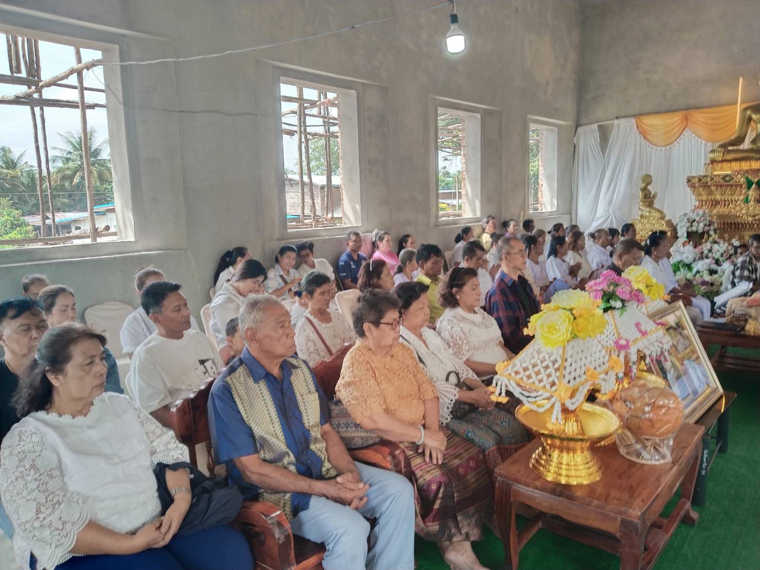 ภาพร่วมพิธีกรรมวัดซับคะนิง