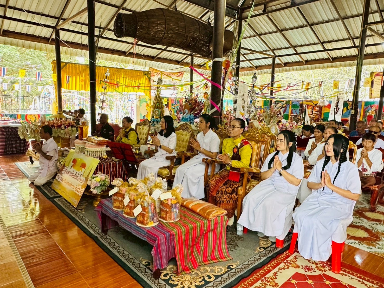 ภาพกล่าวคำถวายกฐินวัดลำนางรองเหนือ